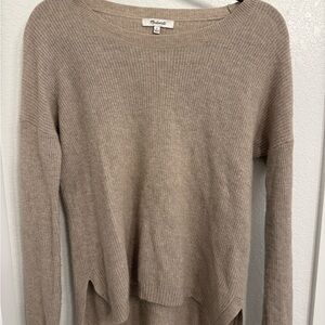 Madewell Women's Crew Neck Sweater in Tan